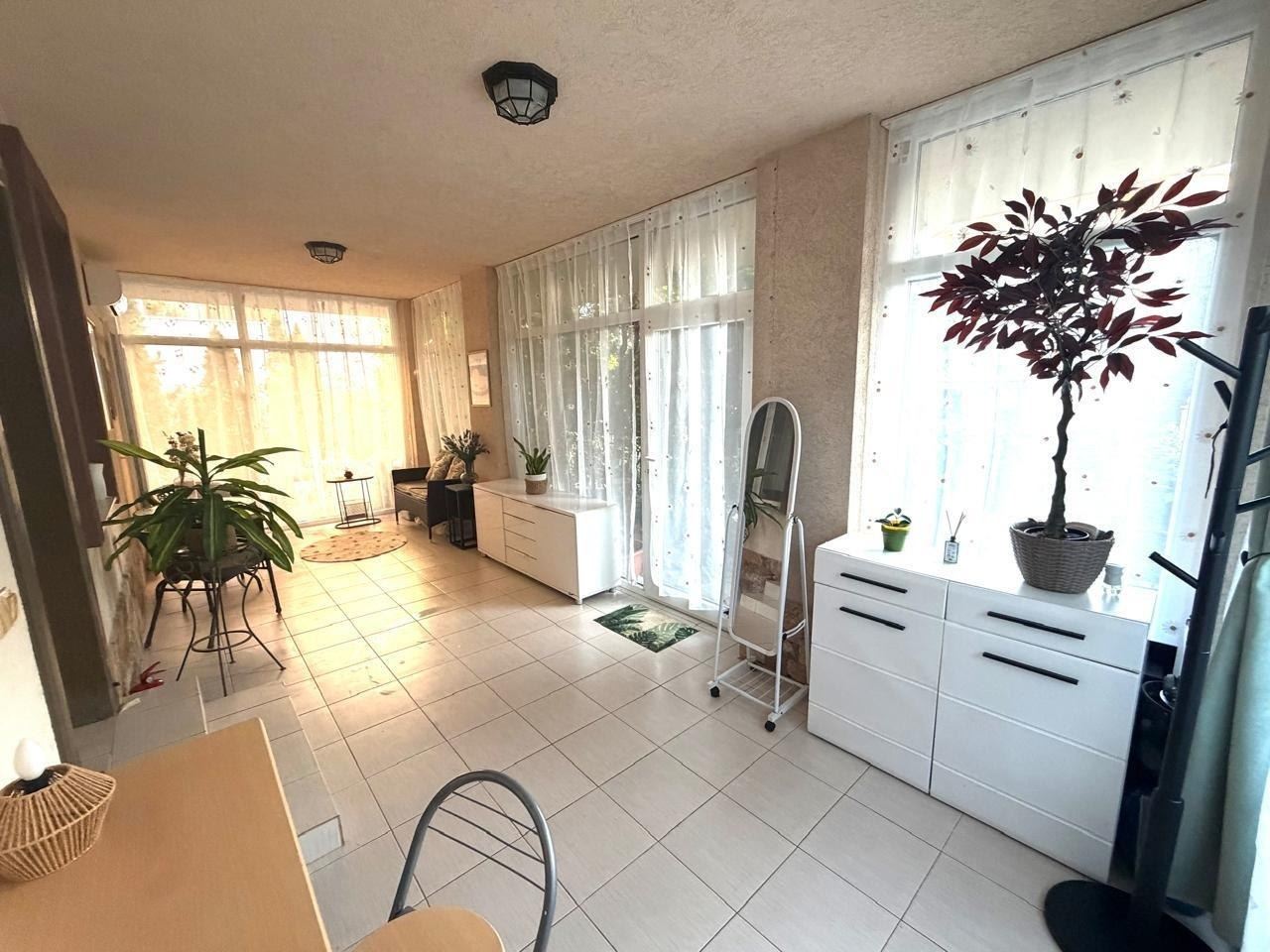 Spacious Two-Bedroom Apartment with Private Garden Just 100 Metres from the Beach in Nessebar