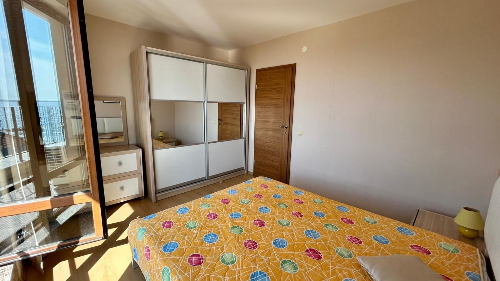 Sveti Vlas – three-bedroom apartment with direct panoramic sea view in a first-line complex