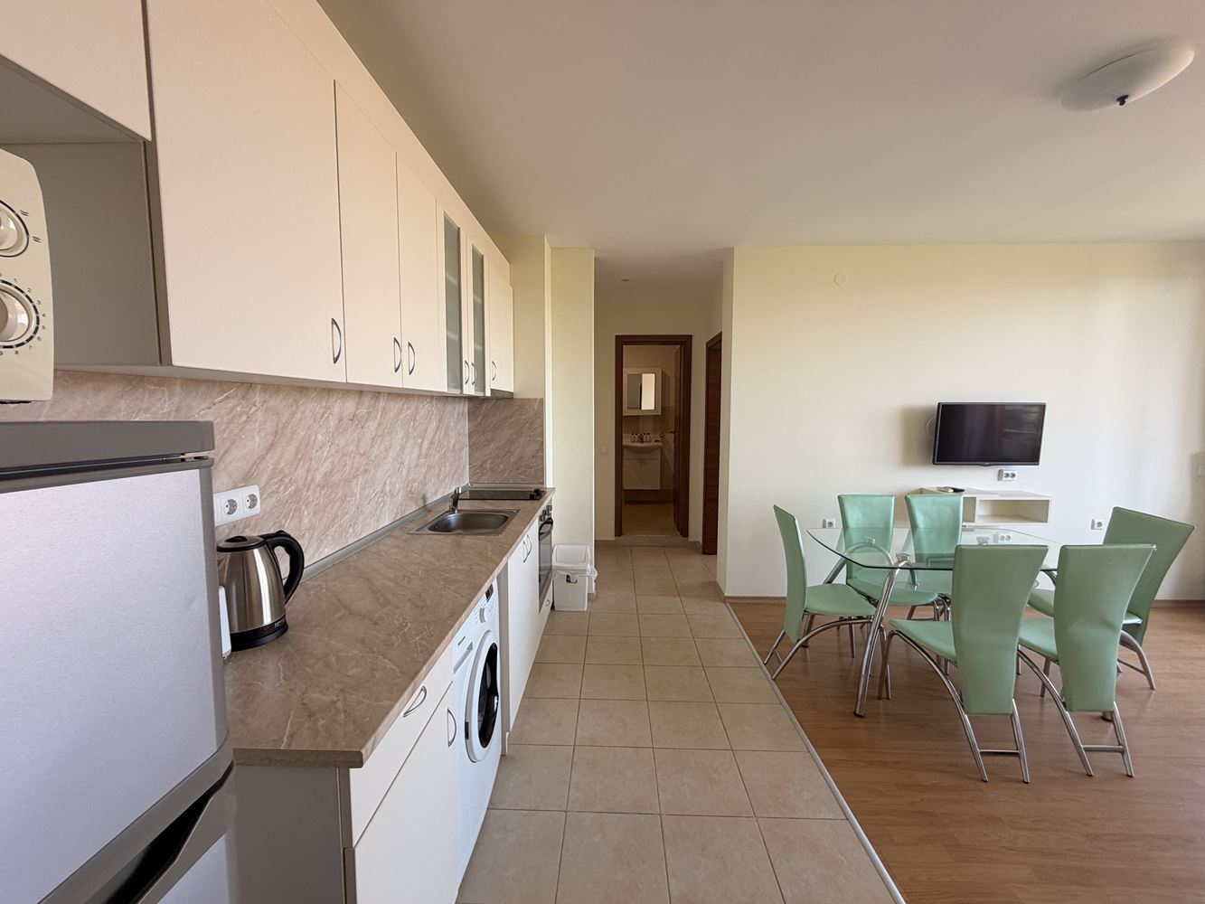 Spacious Apartment with Two Bedrooms in Sunny Beach – Panoramic View and Quiet Location