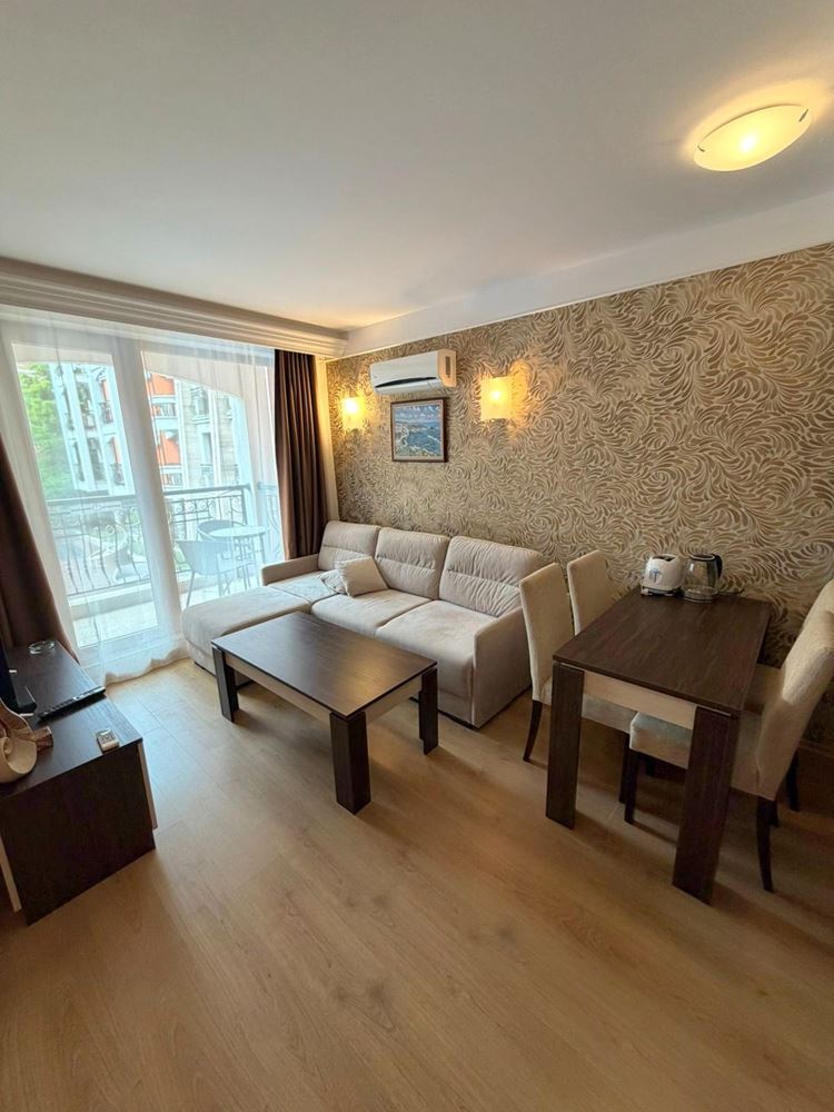 One-Bedroom Apartment with Pool View in a Year-Round Complex in the Heart of Sunny Beach