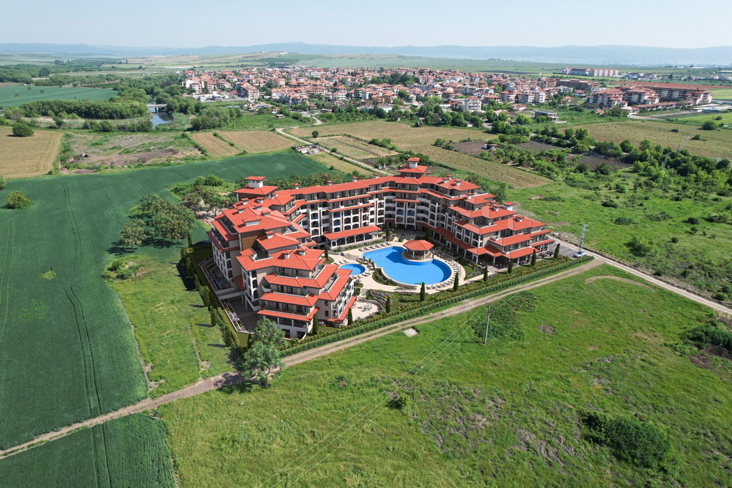 Luxury one-bedroom apartment just 50 m from the sea in a modern complex in Aheloy