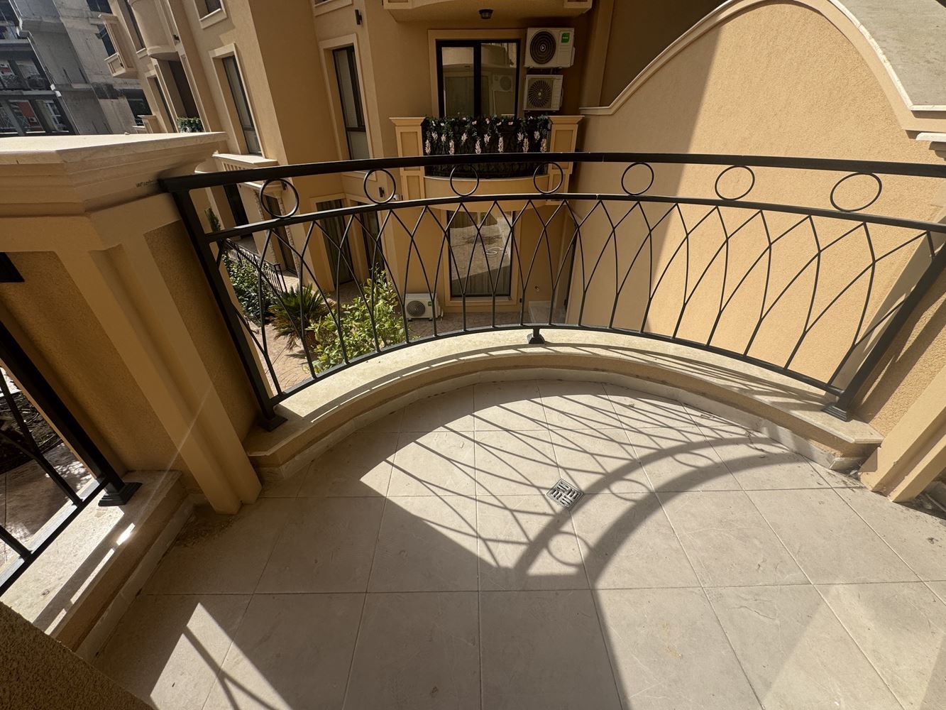 Studio in a new luxury complex in Sunny Beach with a view of the pool and garden