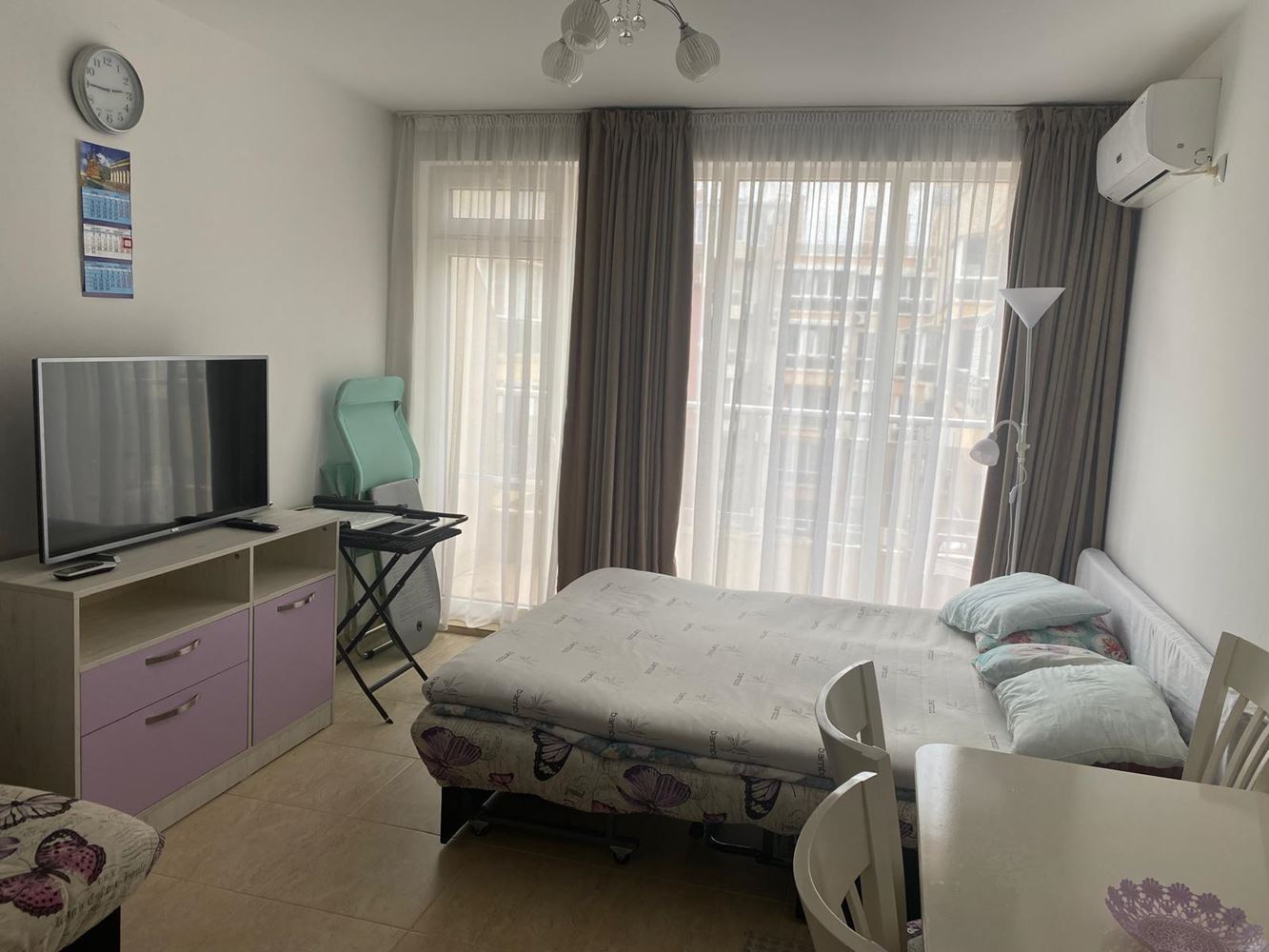Stylishly Furnished Studio in Pomorie – Just 200 Metres from the Sea!