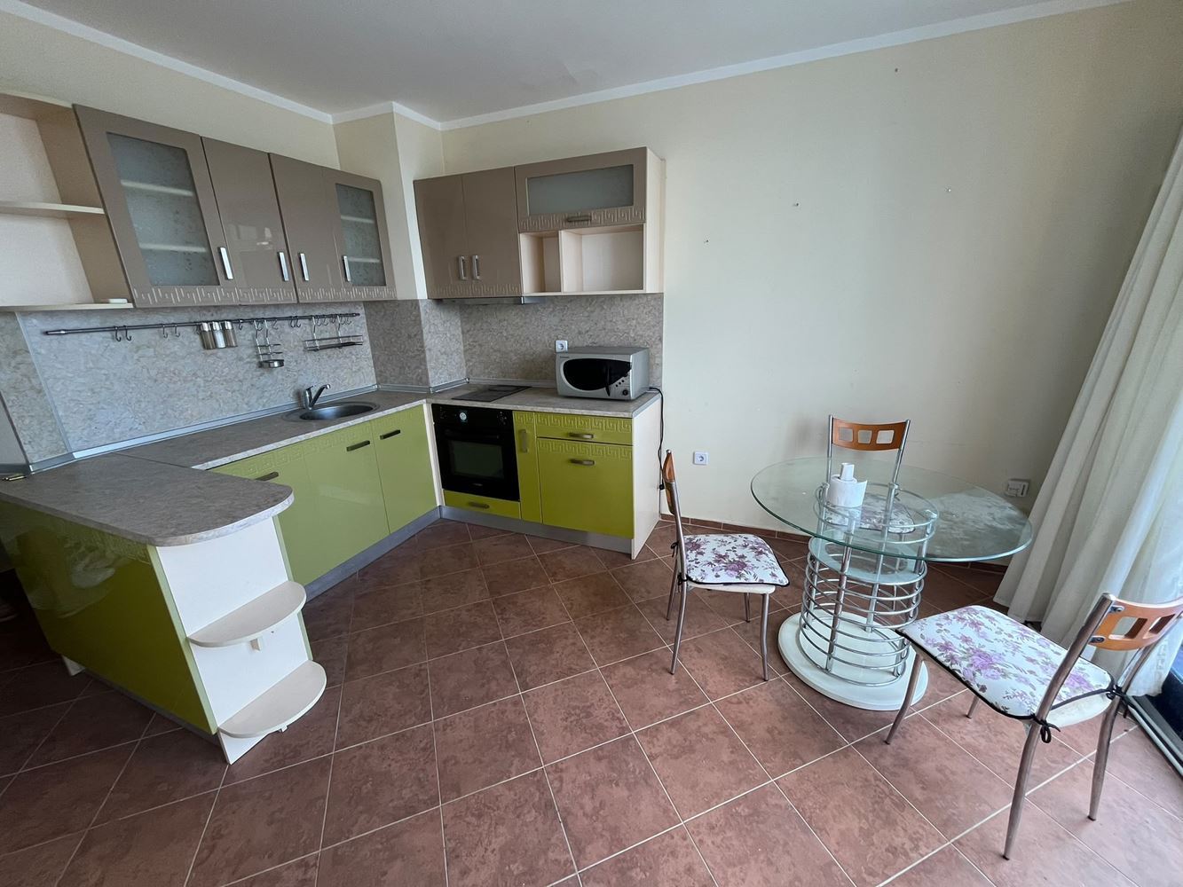 Apartment with two bedrooms on the first line in Pomorie with an impressive sea panorama