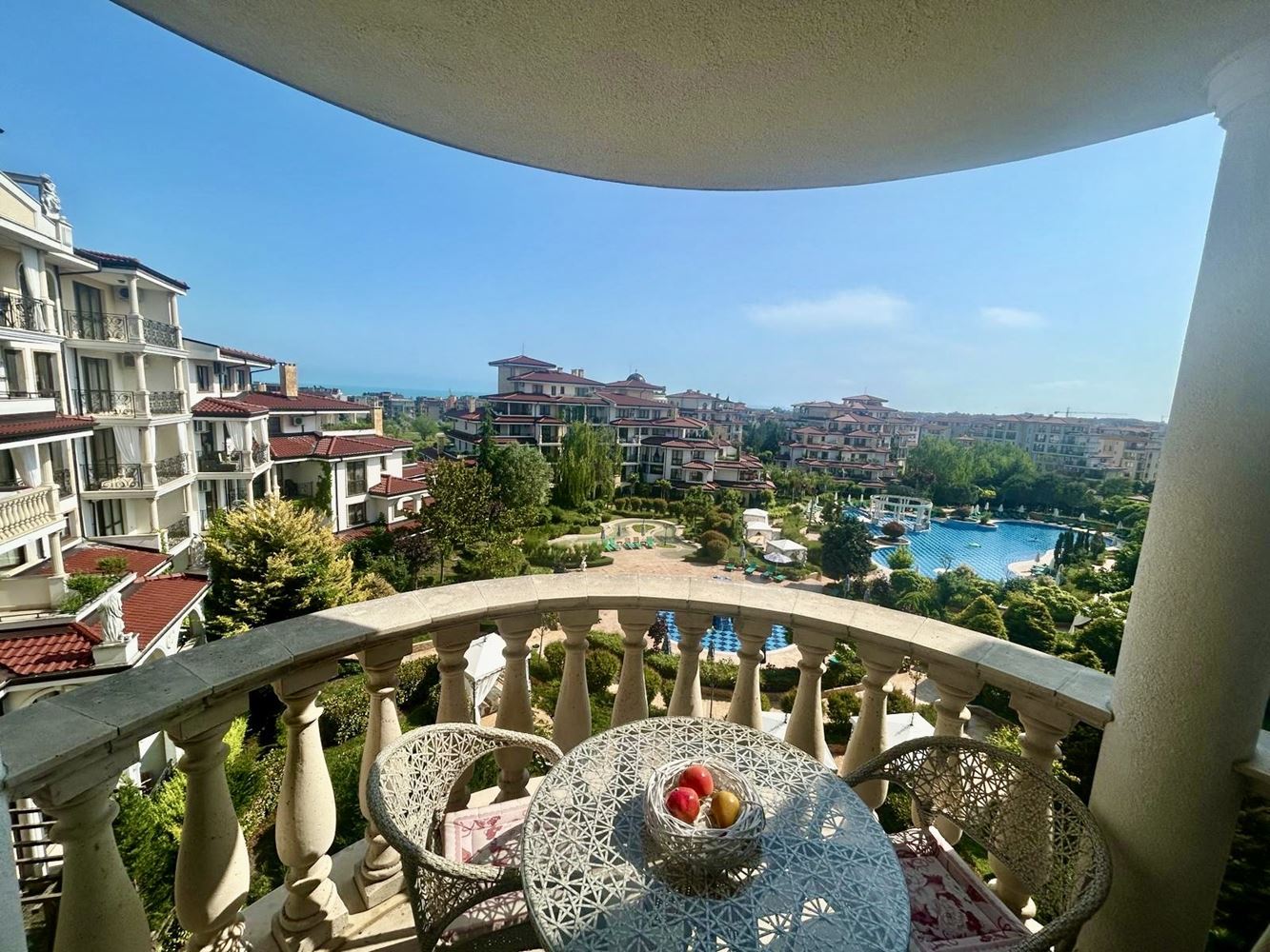 Spacious Two-Bedroom Apartment with Sea Panorama in a Prestigious Complex in Nessebar – Comfort, Space and Impressive Views