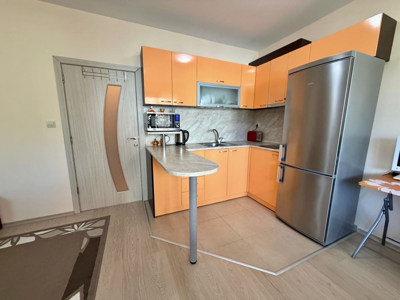 Sarafovo – Spacious One-Bedroom Apartment with Act 16, Minimal Maintenance Fee and Ready Furnishings
