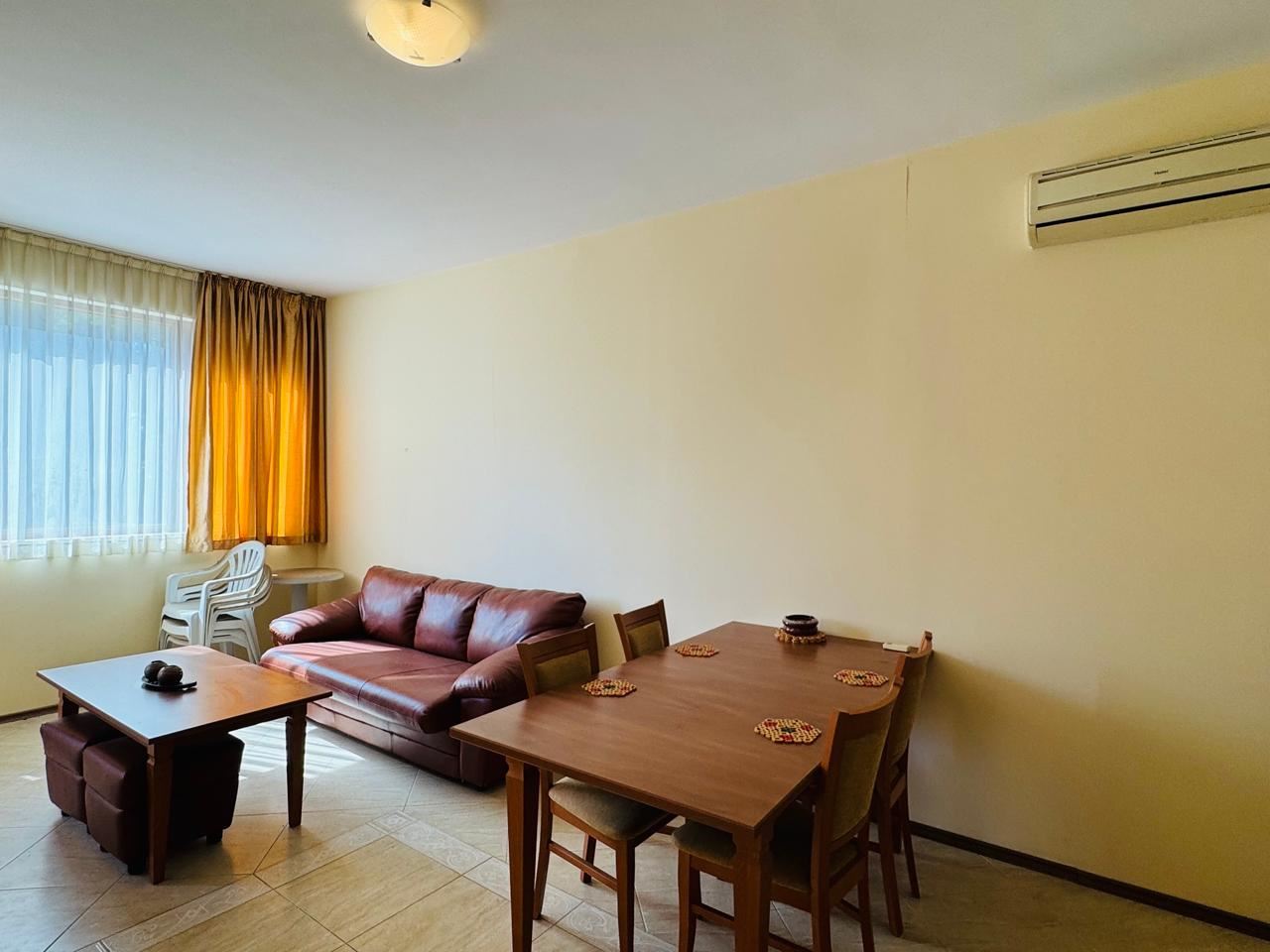 One-Bedroom Apartment with Pool View – Only 300 m from the Sea in Sunny Beach