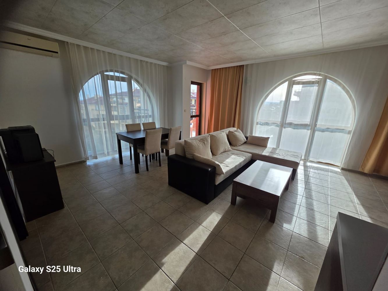 One-bedroom apartment with sea view and Old Nessebar view in Sveti Vlas