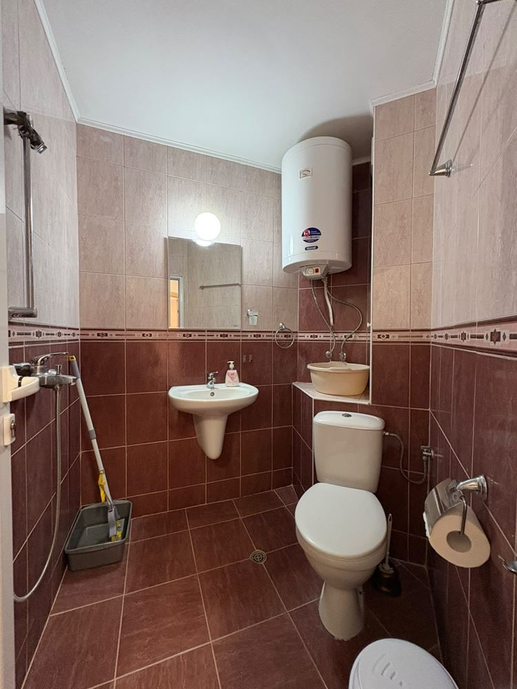 Furnished South-Facing Studio 400 Metres from the Sea in Pomorie