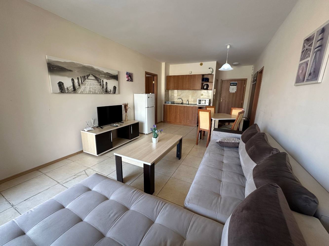 Seafront Luxury on the First Line – Spacious Two-Bedroom Apartment with Sea View in Aheloy