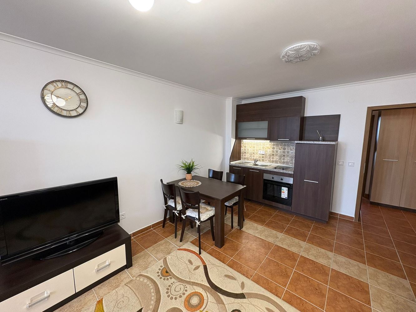 Panoramic One-Bedroom Apartment on the First Line in Pomorie with Direct Sea View