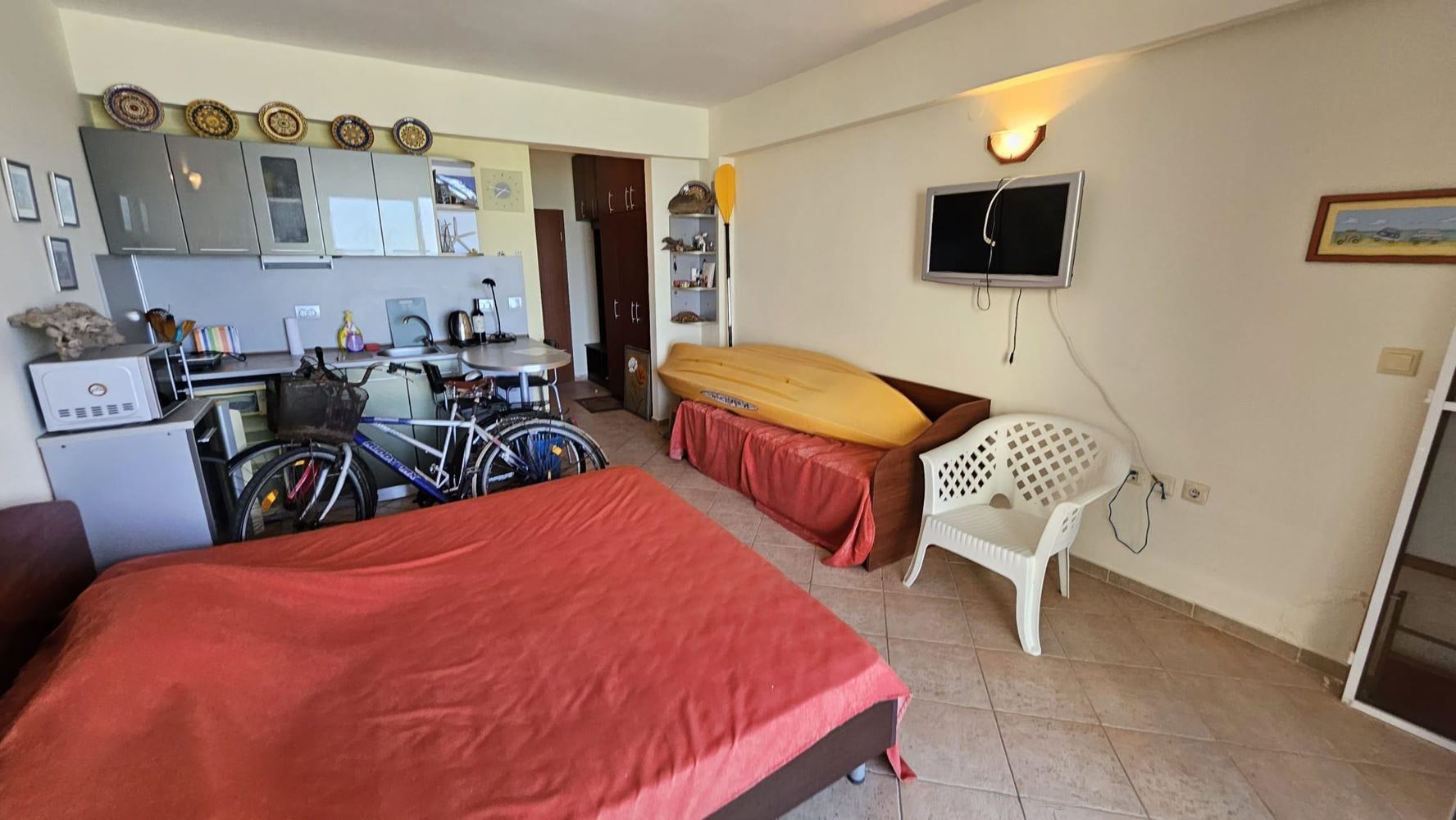Studio with Front Sea View on the First Line in Pomorie – The Perfect Seaside Property