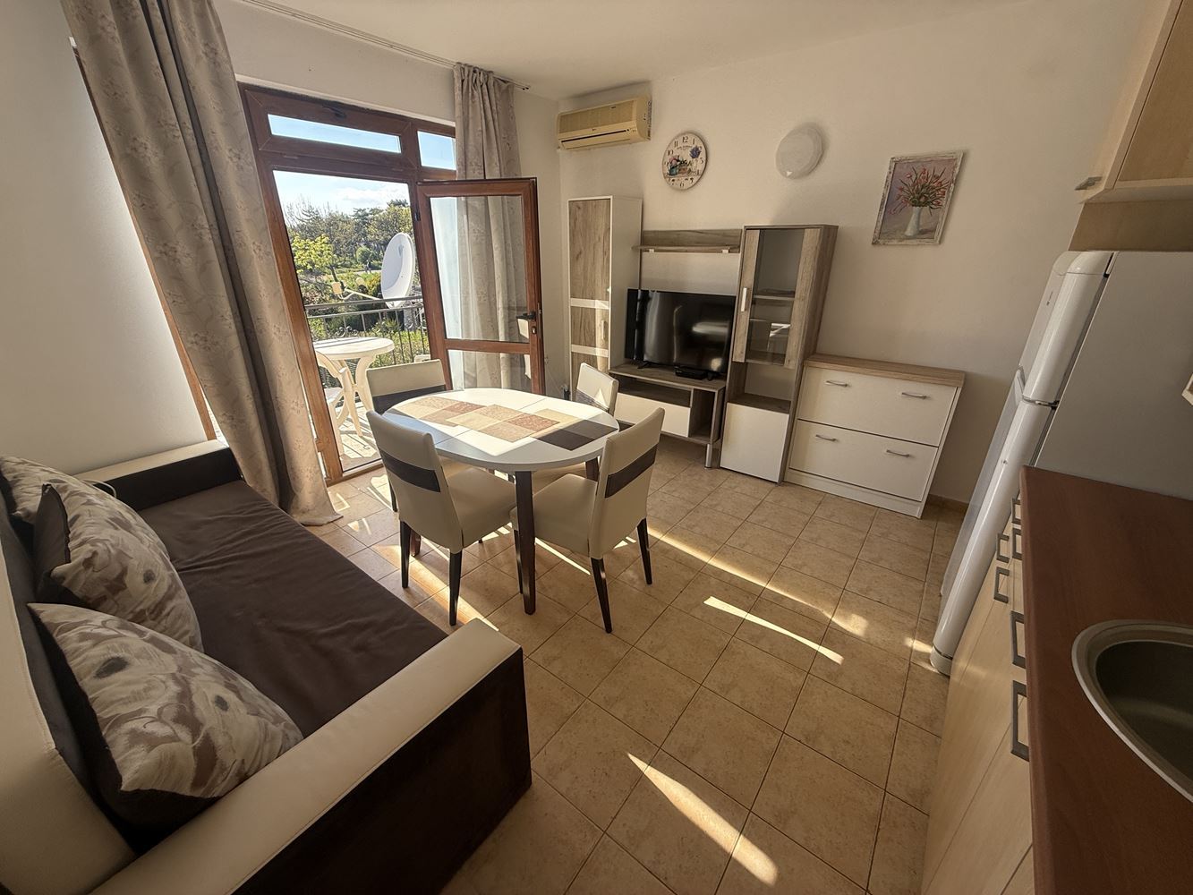 One-bedroom apartment in Sveti Vlas – 300 m from the sea, excellent infrastructure and installment payment until the end of the year