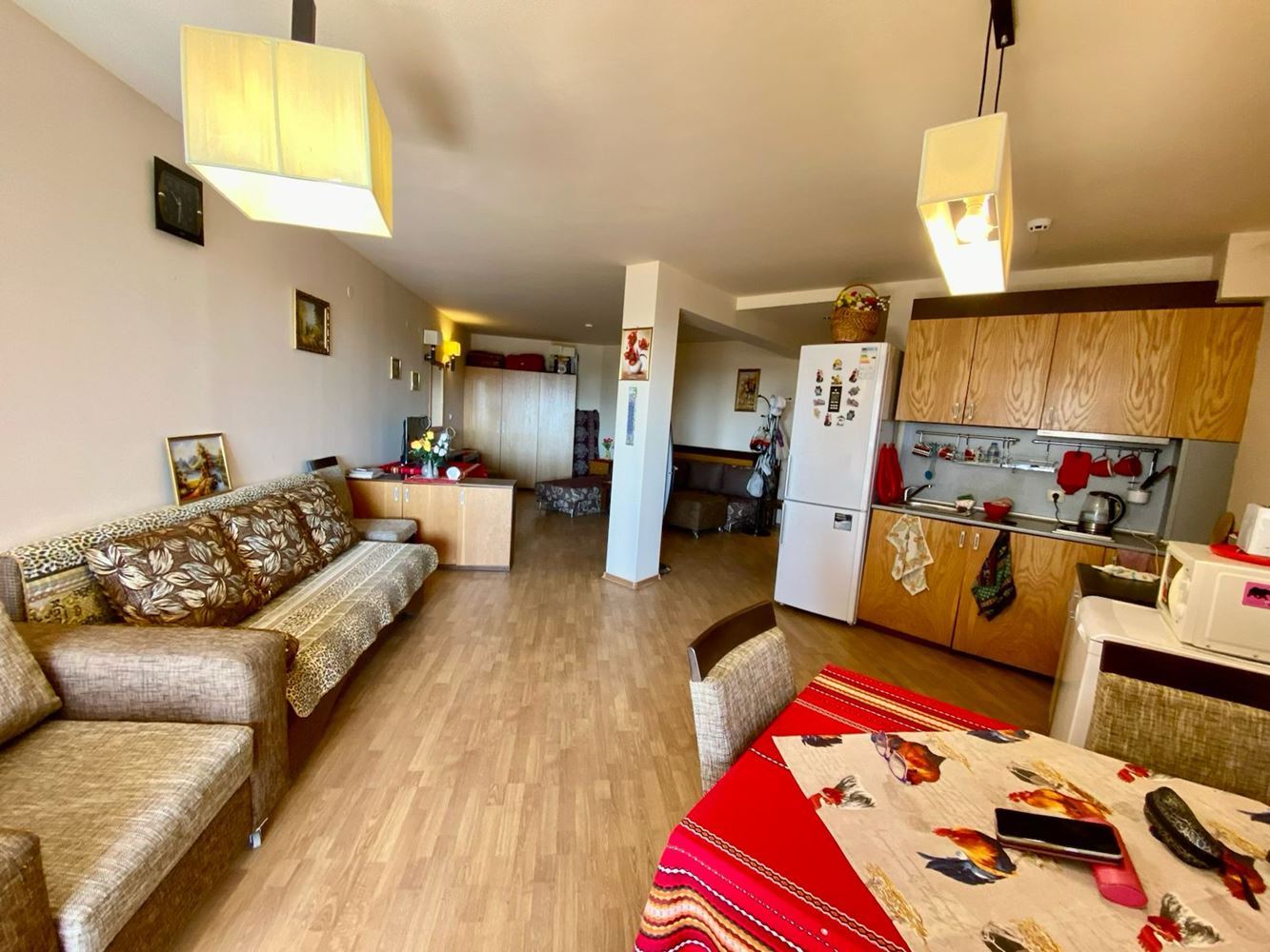 Spacious fully furnished studio with pool view in Sunny Beach – comfort, tranquility, and excellent investment