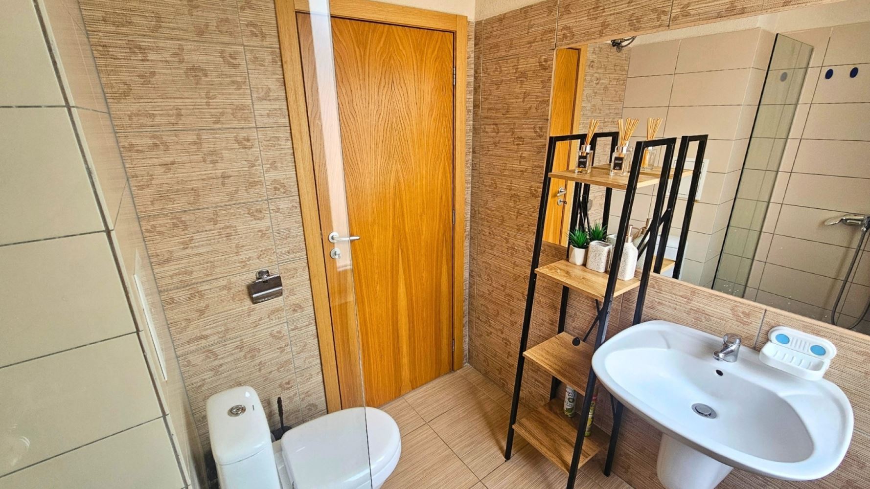 Fully furnished one-bedroom apartment after renovation in Sunny Beach