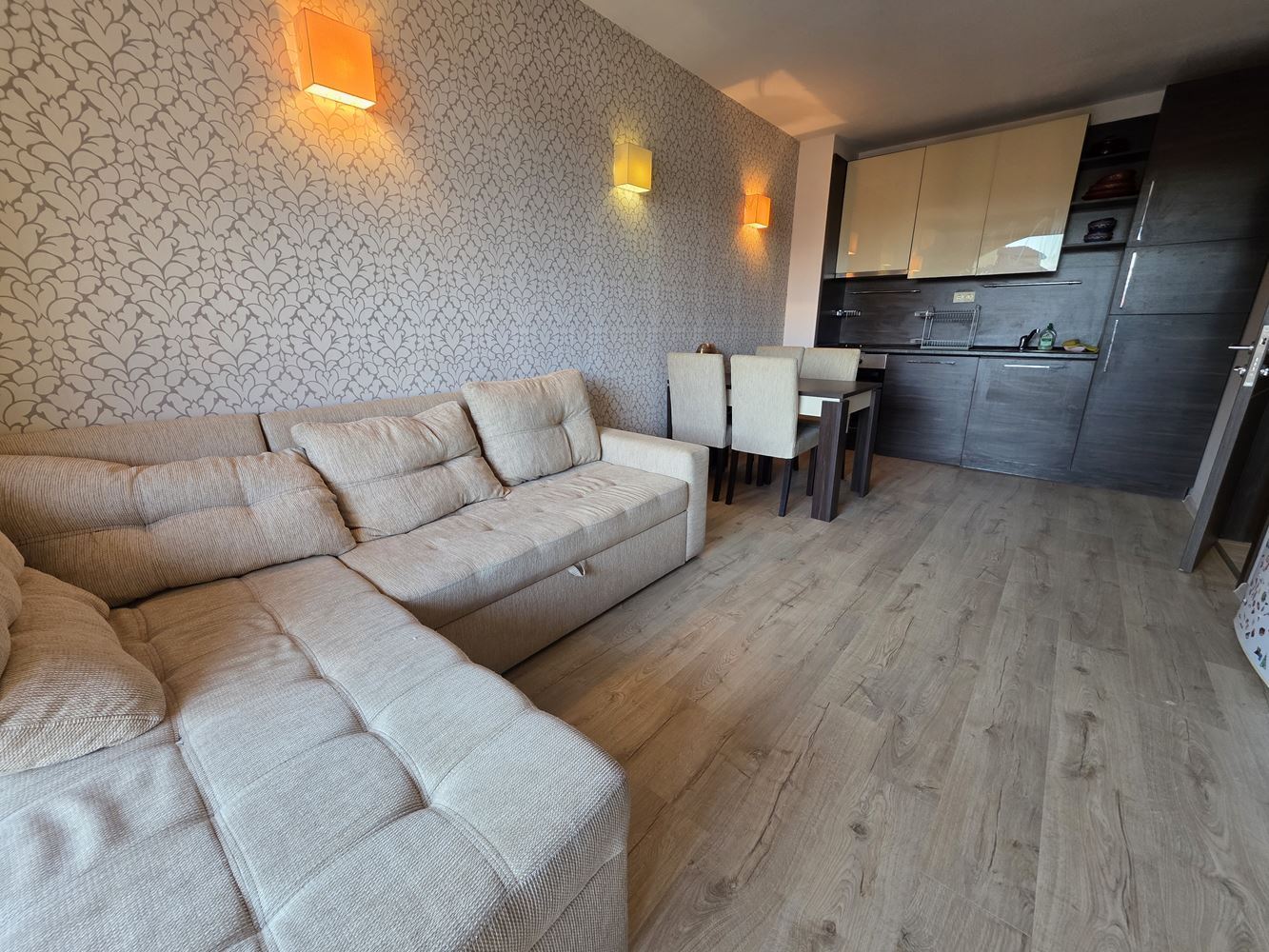 Wonderful one-bedroom apartment in a complex in Sunny Beach – pool view; style and comfort