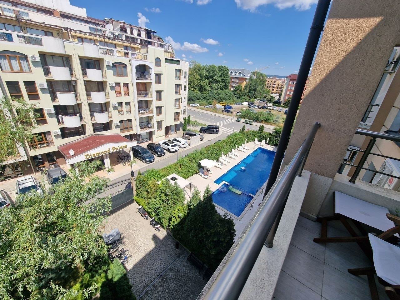 Furnished Studio Apartment in Sunny Beach with Swimming Pool, Parking and Year-Round Security