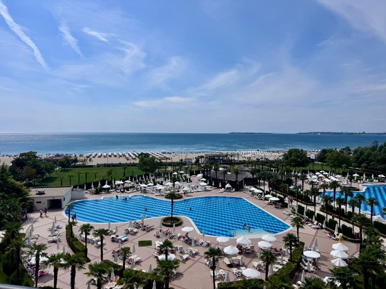 One-Bedroom Apartment on the First Line with Panoramic Sea View in Sunny Beach