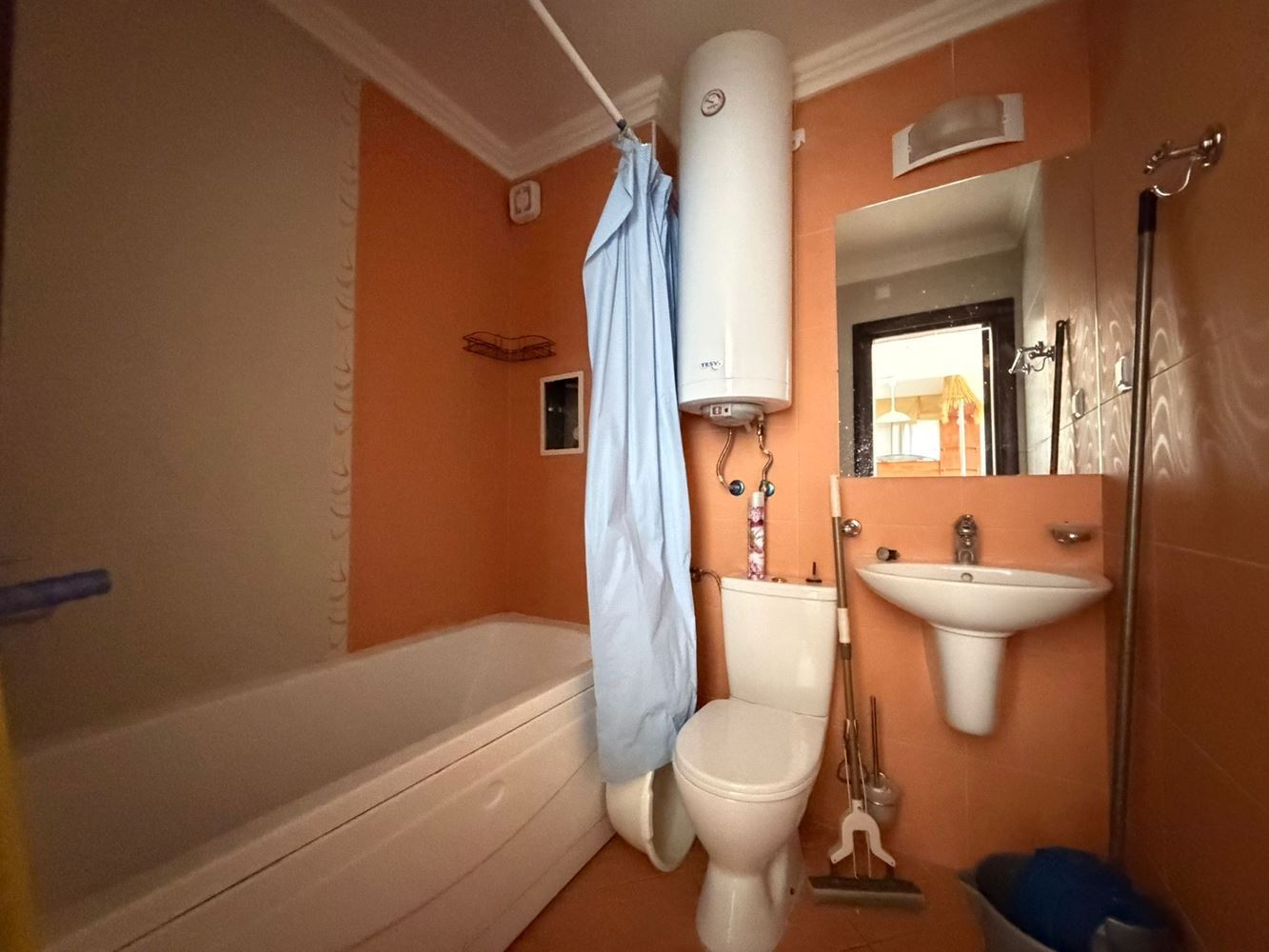 One-bedroom apartment with sea view just meters from the beach in Sveti Vlas
