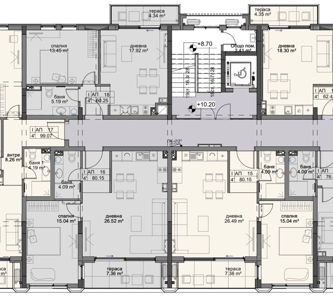 Spacious Four-room Apartment with Direct Panoramic Sea View in a Luxury First-Line Complex in Ravda