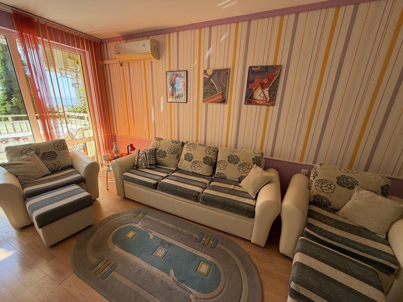 One-Bedroom Apartment with a Spacious Terrace and Sea View in Sveti Vlas – 300 Metres from the Beach