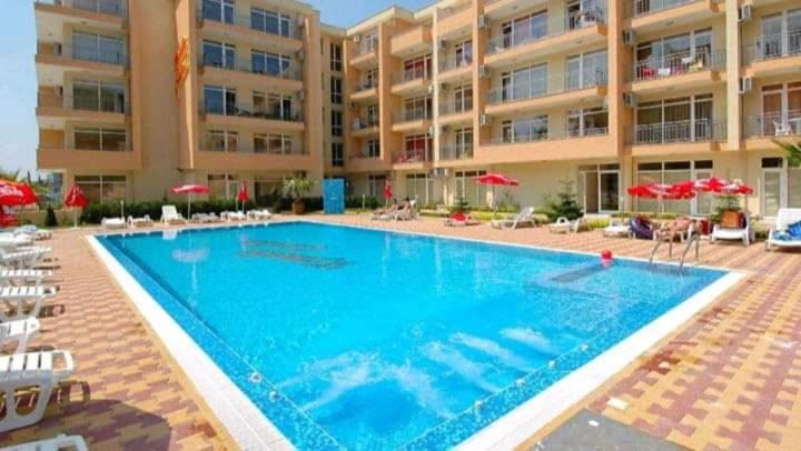 Spacious Two-Bedroom Apartment with Pool View in Sunny Beach – Excellent Choice for a Family and Investment