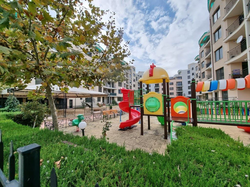 Spacious One-Bedroom Apartment with Pool View in Sunny Beach
