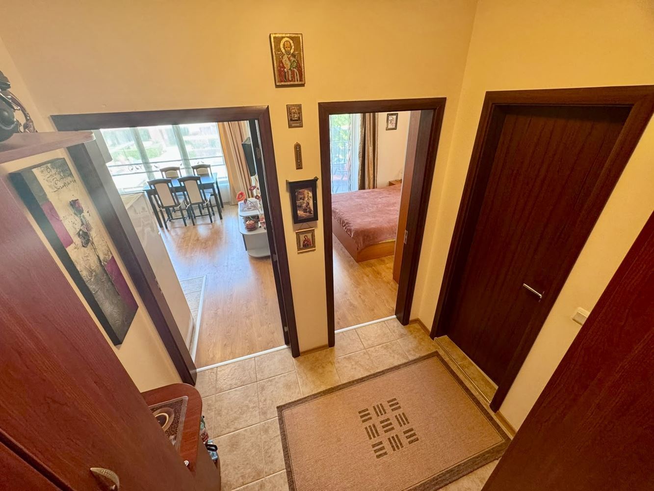 Comfortable One-Bedroom Apartment with a Spacious Terrace and Pool View in a Luxury Complex in Nessebar