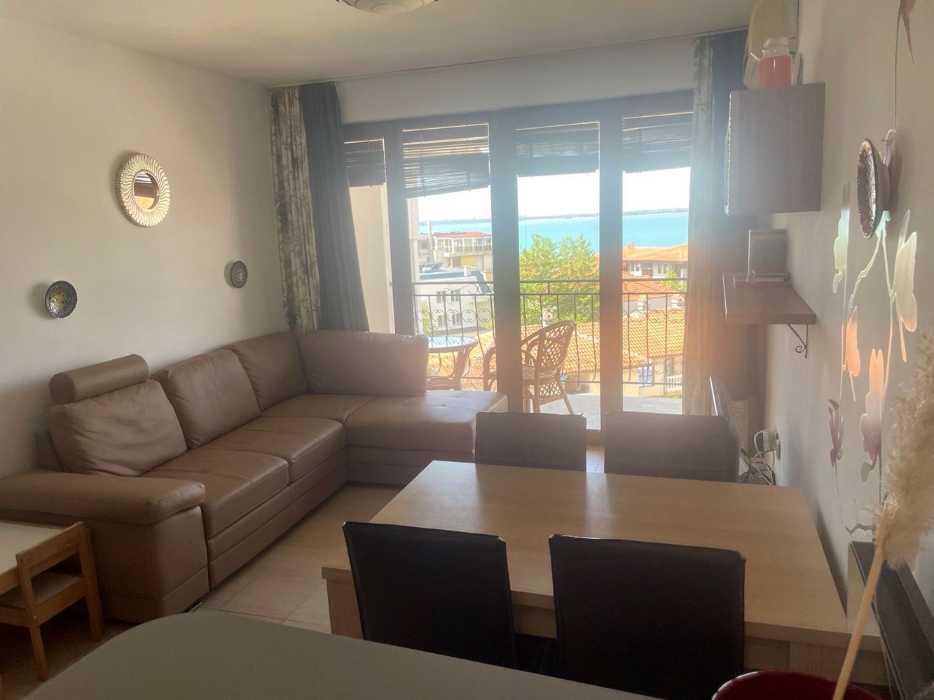 Spacious Apartment with Sea View in Saint Vlas