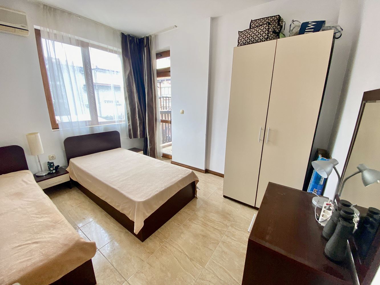 Luxury apartment on the first sea line in Sveti Vlas – two bedrooms, sea view and full infrastructure