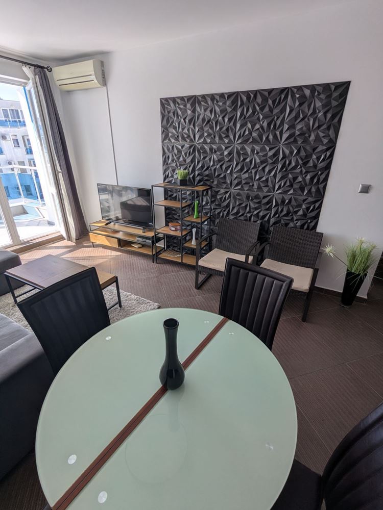 Cozy one-bedroom apartment with partial sea view in Nessebar