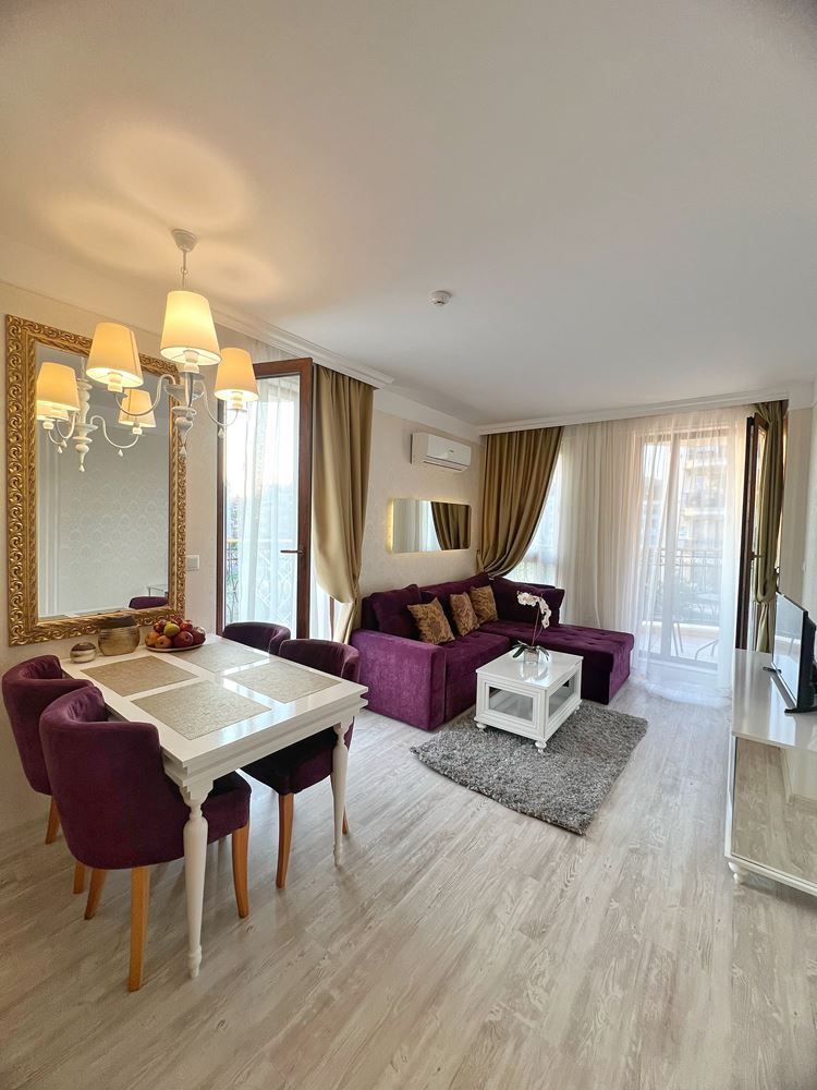 Luxury One-Bedroom Apartment with Sea View in a Prestigious Complex 200 Metres from the Beach in Sveti Vlas