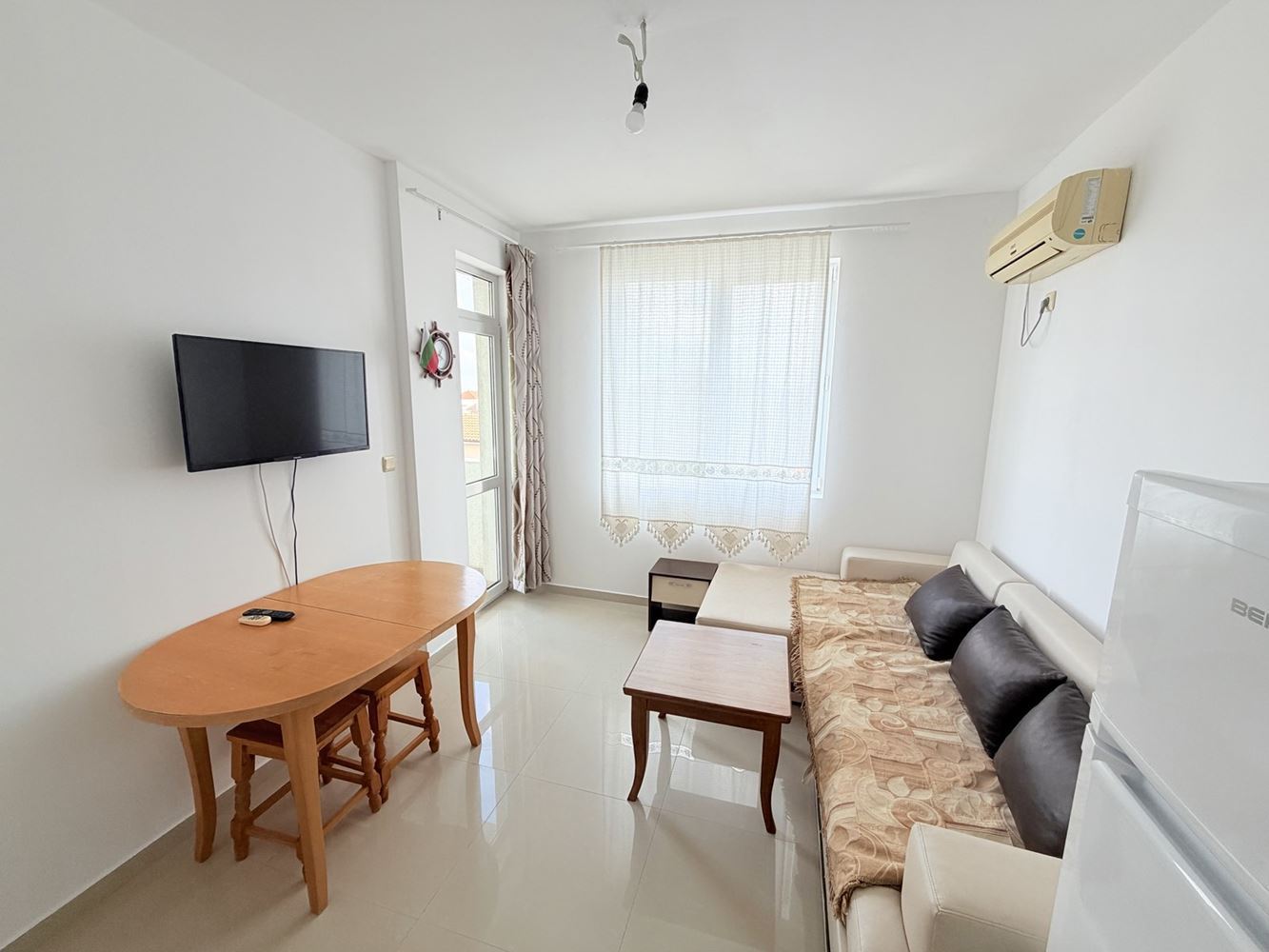 Three-room apartment in Ravda with sea view and no maintenance fee! 