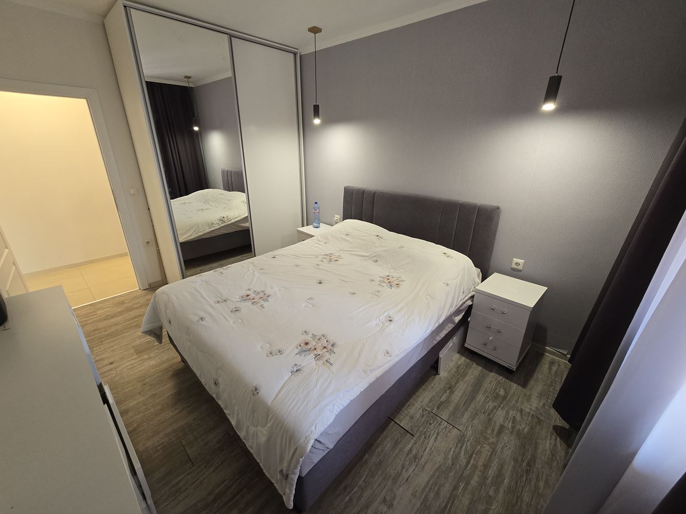 Three-room apartment with luxury renovation in Sunny Beach – pool view and installment payment option