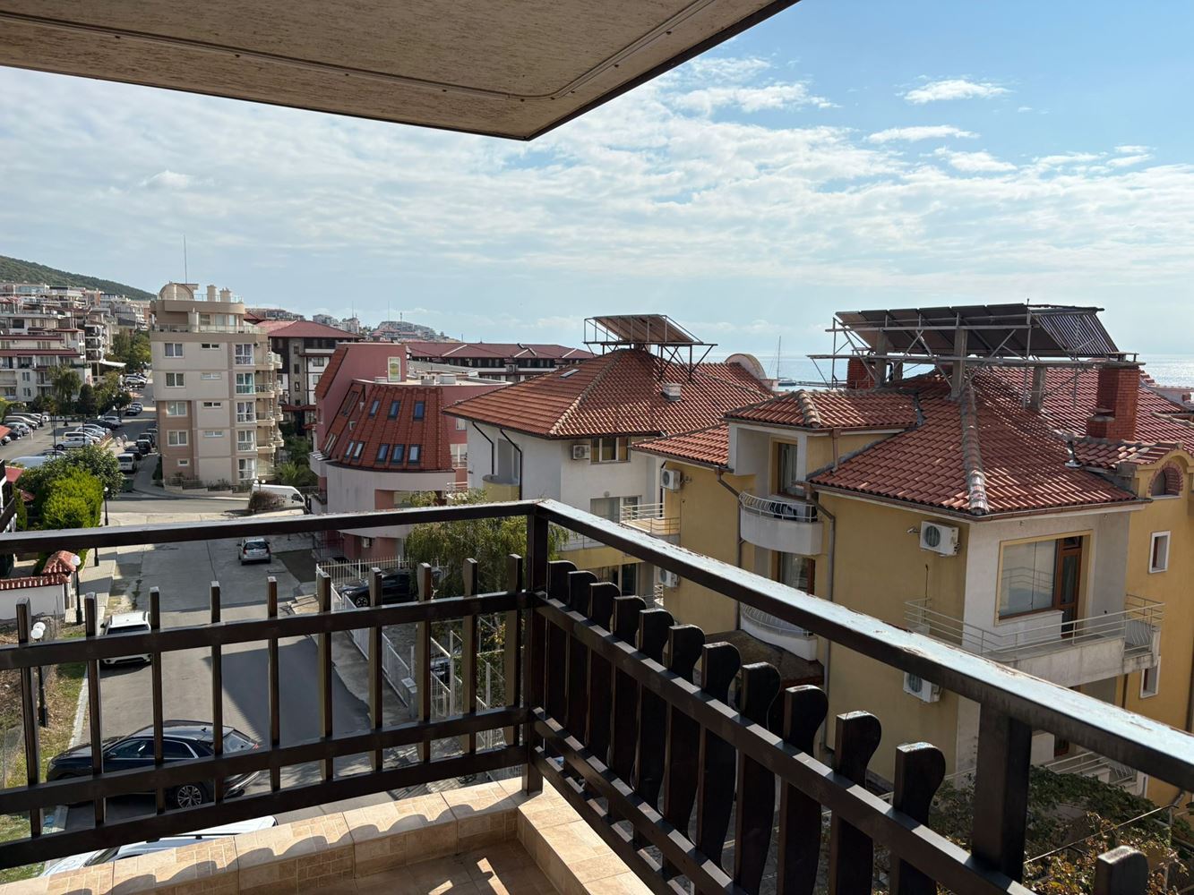 Three-room Apartment with Panoramic Sea View in Sveti Vlas – 200 m from the Beach