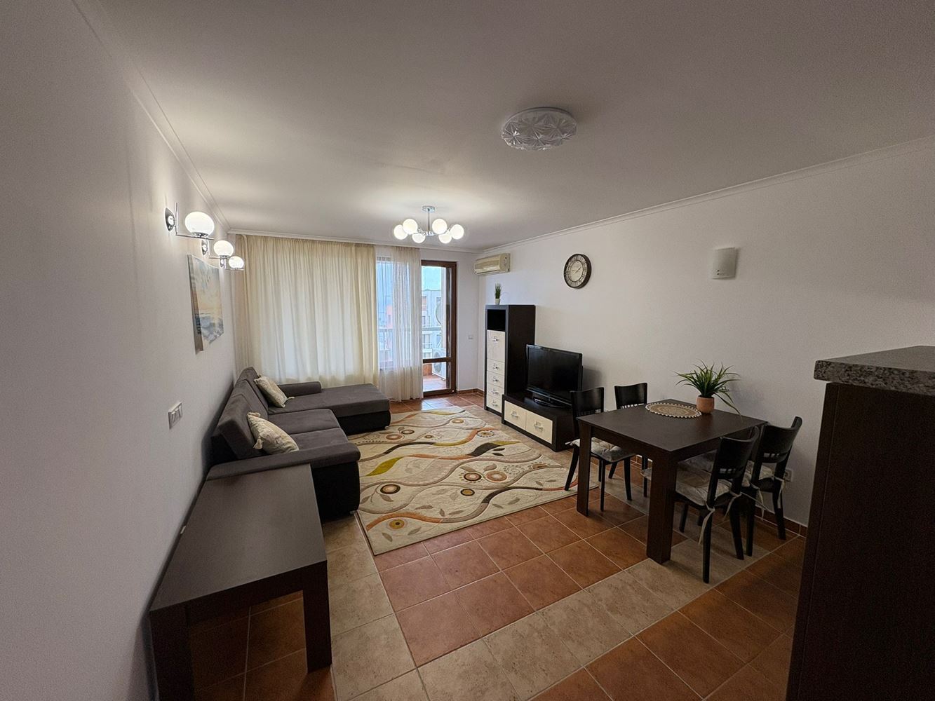 Panoramic One-Bedroom Apartment on the First Line in Pomorie with Direct Sea View