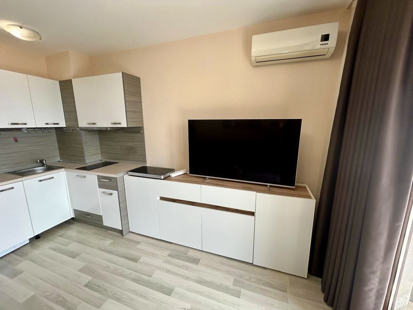 Spacious apartment with two bedrooms and private garden in Nessebar – comfort, tranquillity and a perfectly maintained area