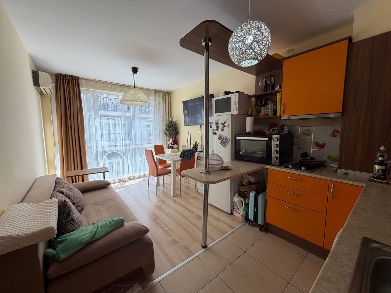 Cozy One-Bedroom Apartment with South-Facing Terrace in Sunny Beach