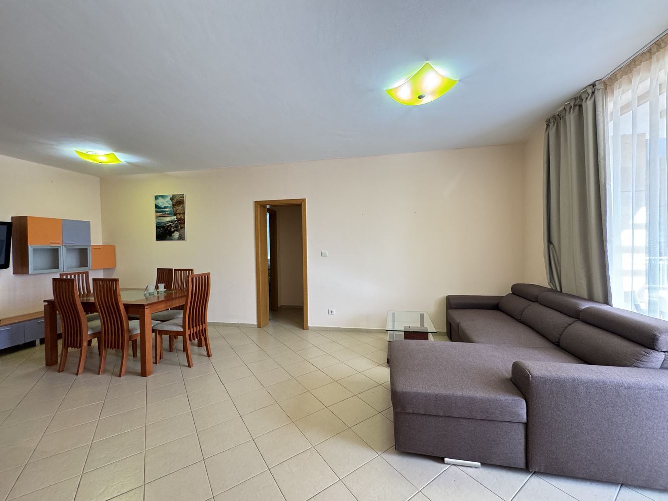 Spacious Apartment with Two Bedrooms on the First Line in Sveti Vlas – Sea and Pool Views