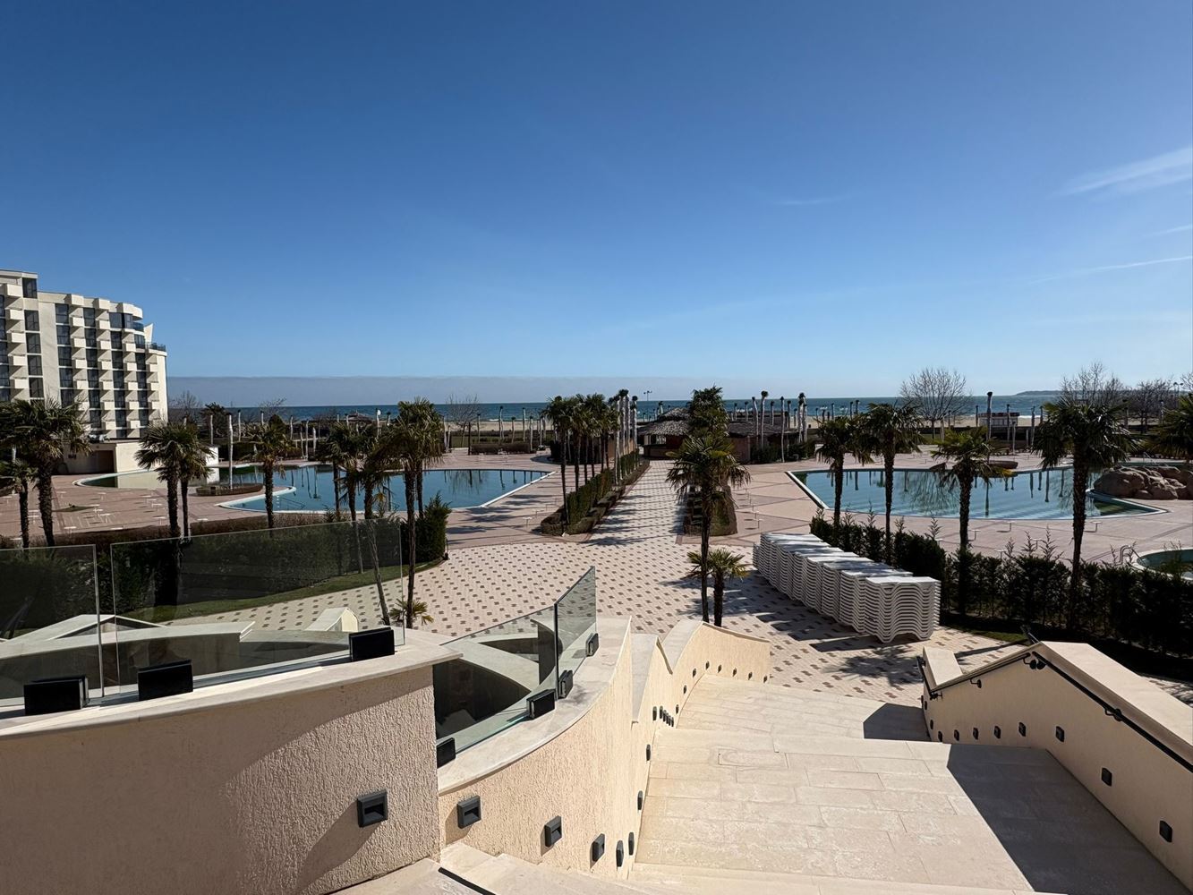 Spacious One-Bedroom Apartment on the First Line with Impressive Amenities in Sunny Beach