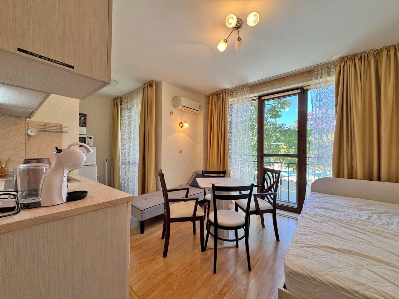 Stylish Furnished Studio in the Heart of Sunny Beach – Tranquillity Close to Cacao Beach