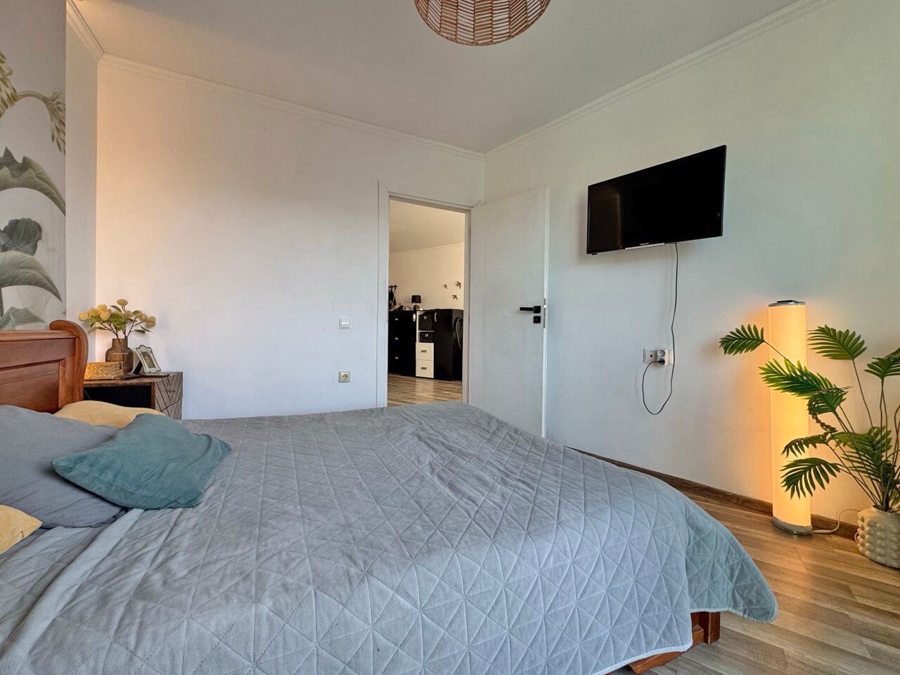 Apartment with modern furnishings and a large terrace 200 m from the beach in Sunny Beach