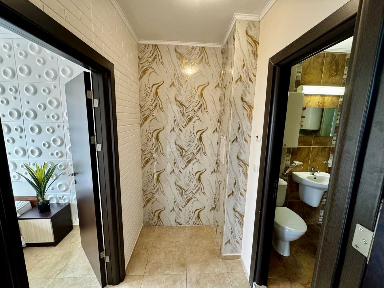 Spacious one-bedroom apartment with pool view in Nessebar