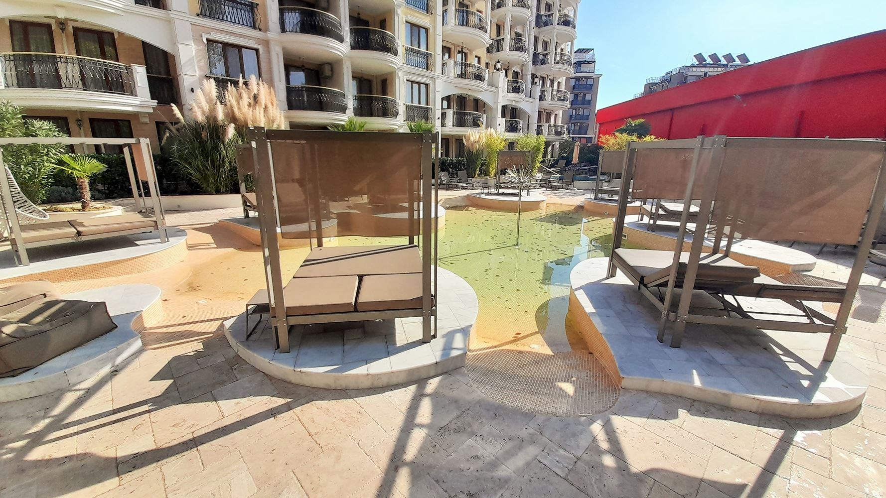 One-Bedroom Apartment with Pool View in a Complex with Impressive Infrastructure in Sunny Beach