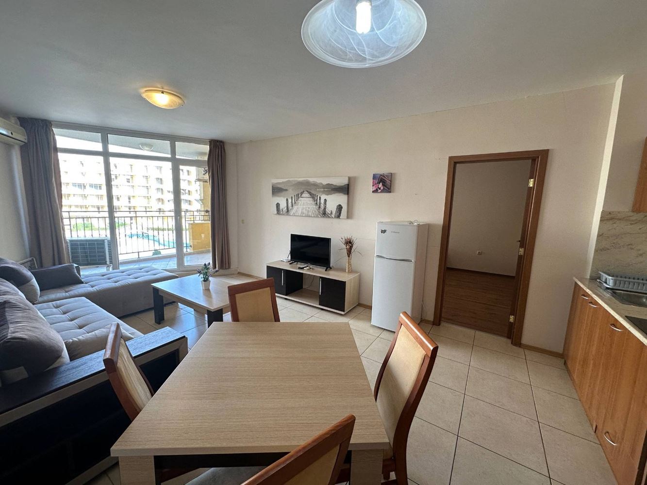 Seafront Luxury on the First Line – Spacious Two-Bedroom Apartment with Sea View in Aheloy