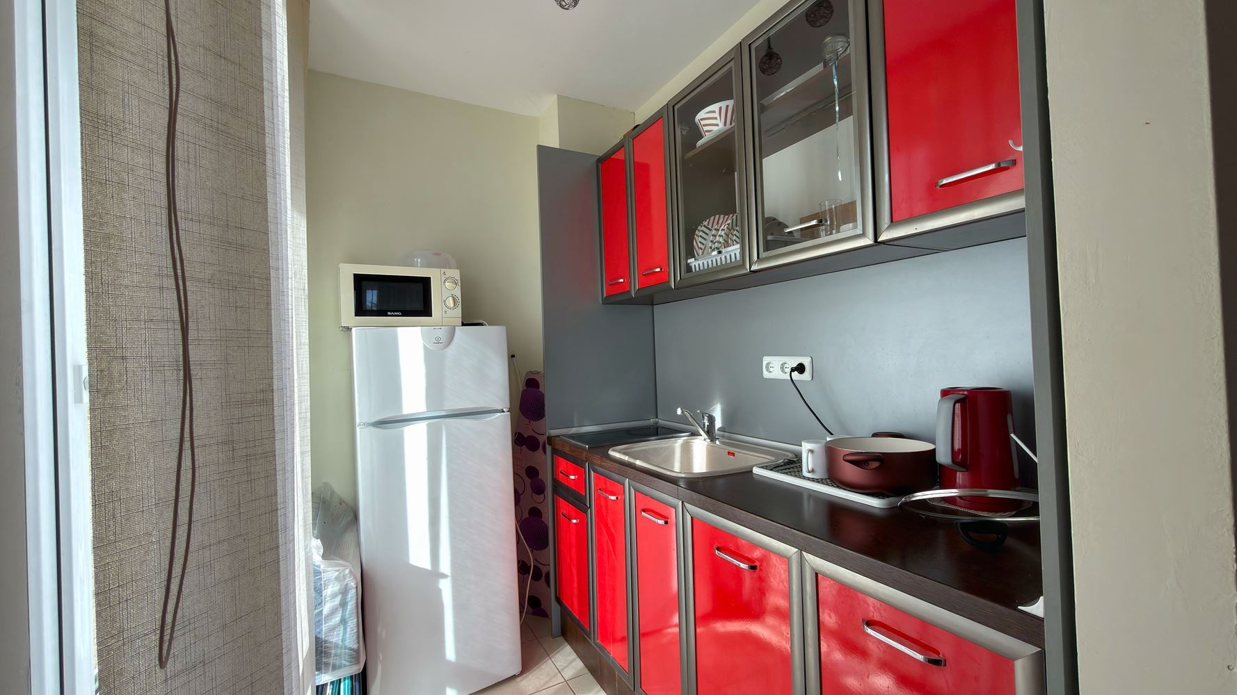 Spacious studio with a terrace in a modern complex in Sunny Beach – comfort and entertainment within walking distance of the sea