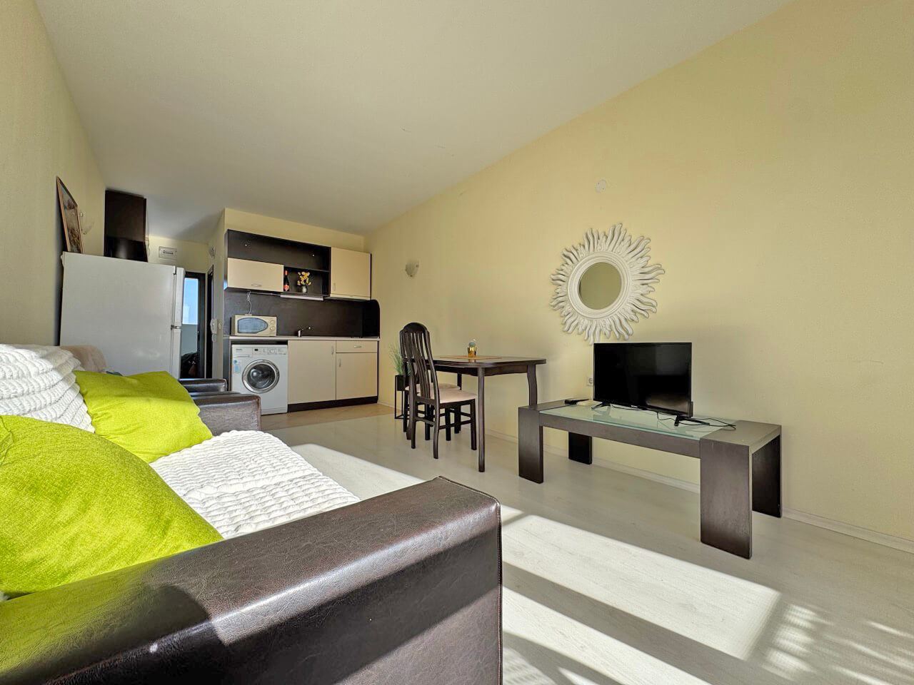 Stylish Studio with a Pleasant Pool View in Sunny Beach