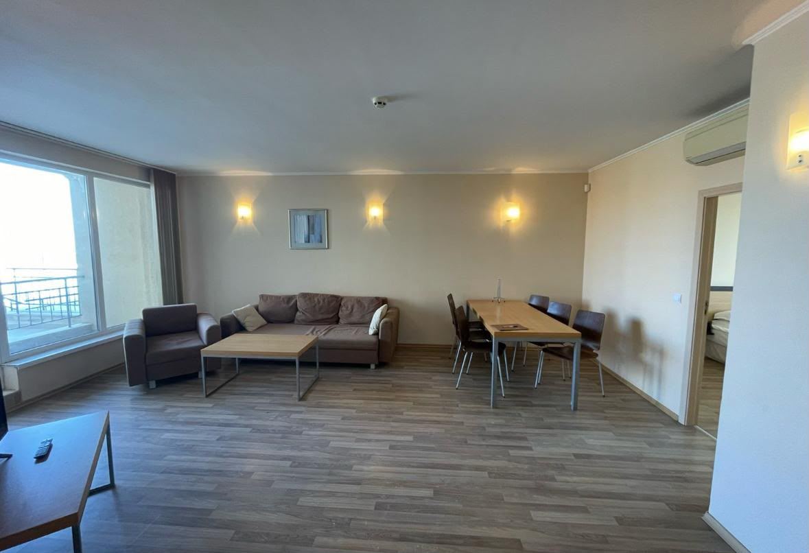 Spacious Two-Bedroom Apartment on the First Sea Line in Obzor with Panoramic Sea View