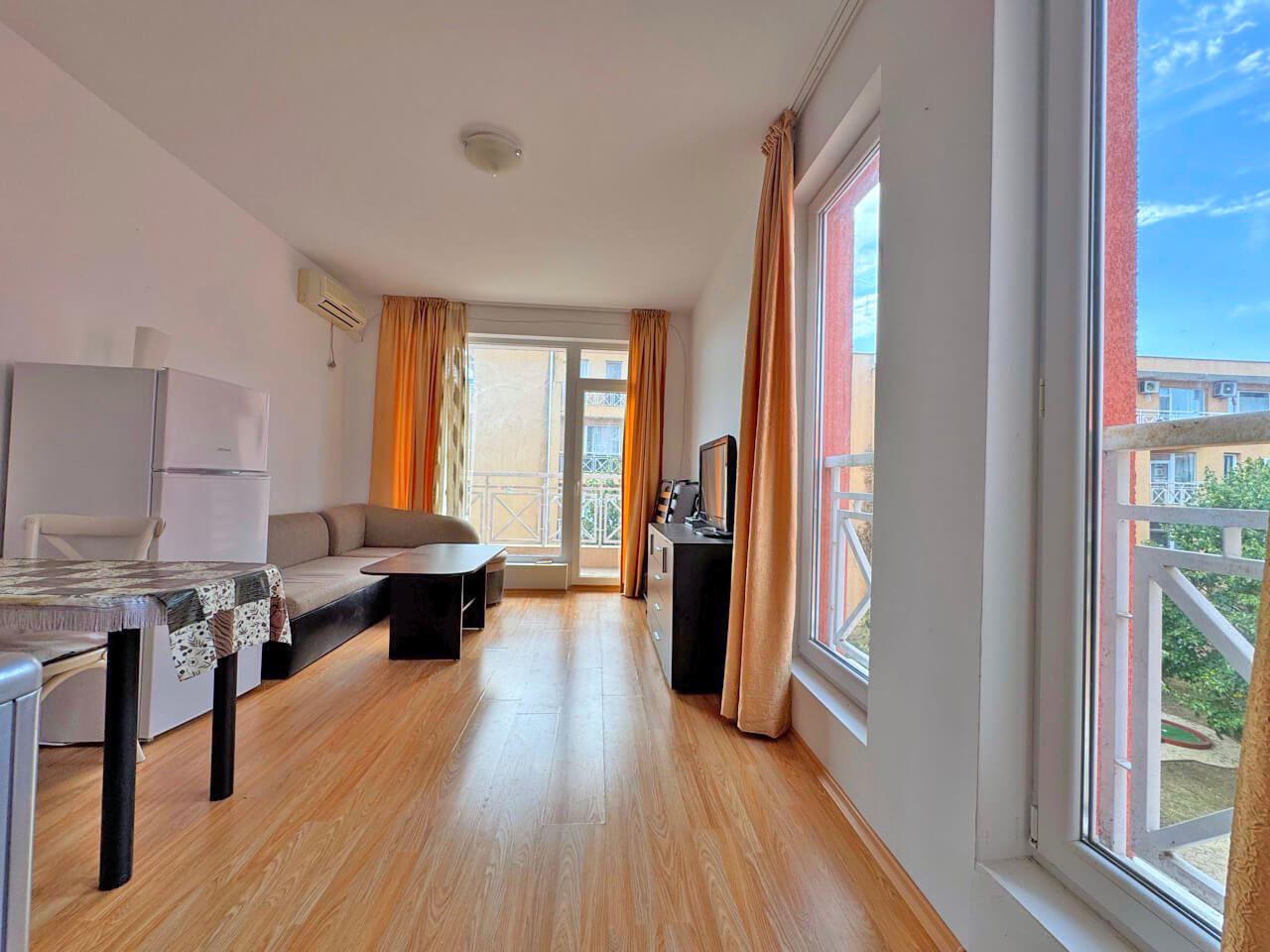 Furnished Studio with Pool View in Sunny Beach – Excellent Opportunity for Holidays and Investment