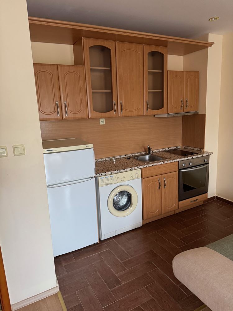 Spacious Studio with Pool View in Sunny Beach – Residential Electricity and Excellent Infrastructure